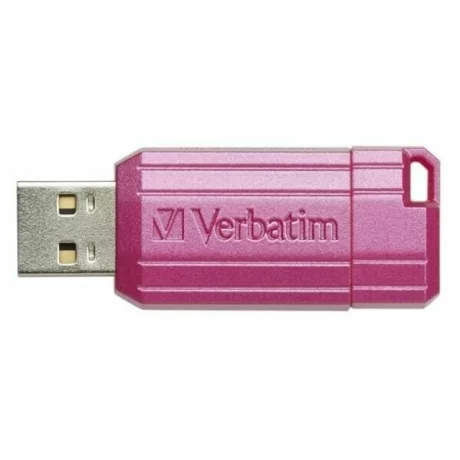 Memorie USB VERBATIM PINSTRIPE 64GB USB2.0 PINK 49962