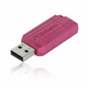 Memorie USB VERBATIM PINSTRIPE 64GB USB2.0 PINK 49962