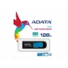 Memorie USB ADATA AUV128-128G-RBE Unitate flash Adata UV128 128GB USB3, fara capac, retractabil, negru si albastru