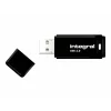 Memorie USB INTEGRAL INFD128GBBLK3.0 Integral Flashdrive Black 128GB USB3.0, Snap-on cap design