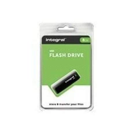 Memorie USB INTEGRAL INFD8GBBLK Integral USB 8GB Black, USB 2.0 with removable cap