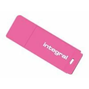INTEGRAL INFD8GBNEONPK Integral USB Flash Drive Neon 8GB USB 2.0 - Pink