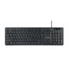 Tastatura multimedia cu iluminare din spate Curcubeu, neagra, Layout SUA