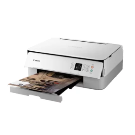 Multifunctional Inkjet Color Canon Pixma TS5351a White, A4, Functii: Impr.|Scan.|Cop., Viteza de Printare Monocrom: 13ipm, Viteza de printare color: 6.8ipm, Conectivitate:USB|WiFi, Duplex:Nu, ADF:Nu 3773C126AA