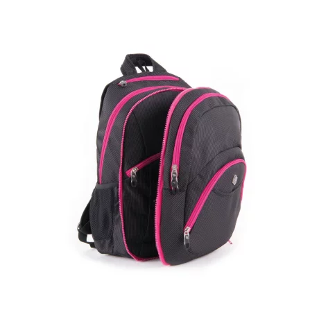 Rucsac 2 în 1 Teens Pink Black Dot