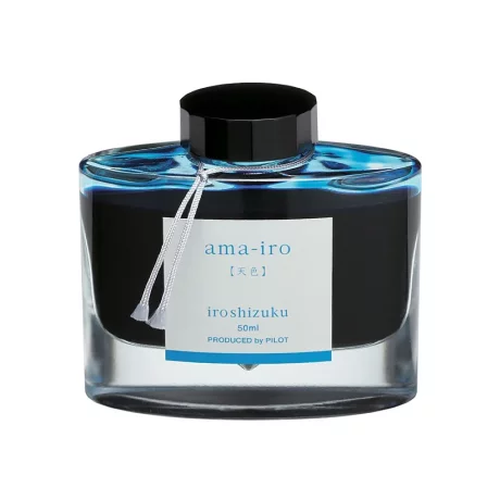 Cerneala Pilot Iroshizuku Cer senin, 50 ml, albastru