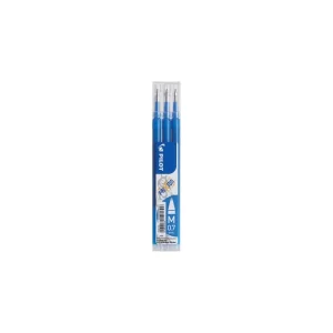 Set 3 rezerve roller Pilot Frixion Ball, 0.7 mm, Albastru Celest