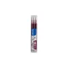 Set 3 rezerve roller Pilot Frixion Ball, 0.7 mm, Bordeaux