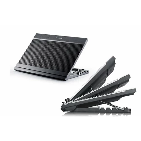 STAND DEEPCOOL notebook 17&quot;, sita aluminiu, fan 18cm,  black, N9 BLACK