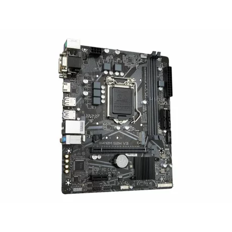 PLACA de BAZA GIGABYTE H410M S2H V3, skt LGA 1200, Intel H510, mATX, slot RAM 2 x DDR4, max 64 GB, 4x S-ATA 3, 1x M.2, 2x PCI-E, PCI-E3.0x16 x 1, LAN 1000 Mbps, HDMI, DVI, VGA, 5.1, &quot;H410M S2H V3&quot;