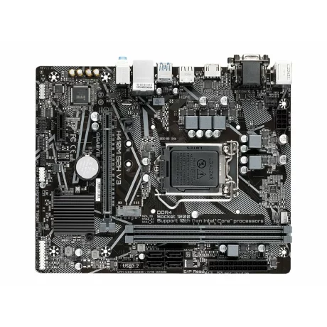 PLACA de BAZA GIGABYTE H410M S2H V3, skt LGA 1200, Intel H510, mATX, slot RAM 2 x DDR4, max 64 GB, 4x S-ATA 3, 1x M.2, 2x PCI-E, PCI-E3.0x16 x 1, LAN 1000 Mbps, HDMI, DVI, VGA, 5.1, &quot;H410M S2H V3&quot;