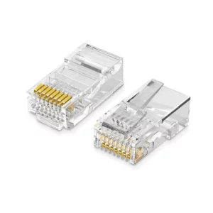 MUFA RJ-45 Ugreen, NW110  pt. cablu UTP, Cat5/Cat5e, RJ-45 (T), plastic, 50 buc, 20331