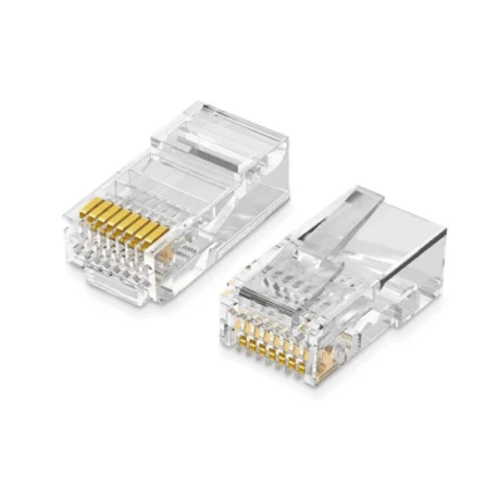 MUFA RJ-45 Ugreen, NW110  pt. cablu UTP, Cat5/Cat5e, RJ-45 (T), plastic, 50 buc, 20331