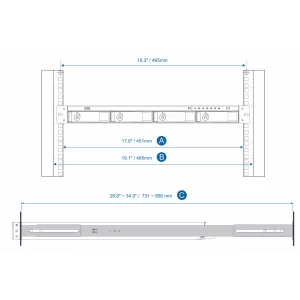 ACC QNAP KIT RACK 2U 1YR