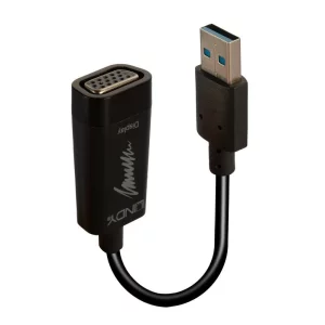 Adaptor Lindy USB 3.0 to VGA 1920x1200 negru LY-43172