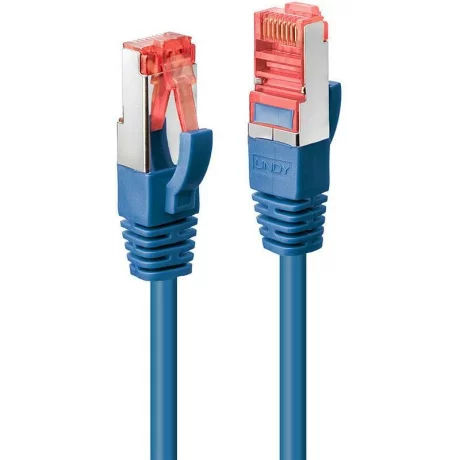 Cablu Lindy 1m Cat.6 S/FTP Network albastru