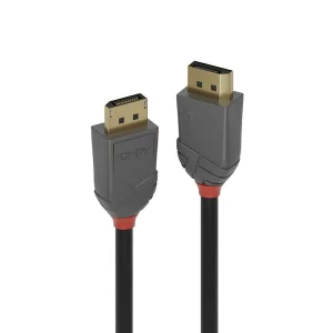 Cablu Lindy 1m DisplayPort 1.4, Anthra