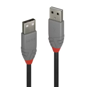 Cablu Lindy 3m USB 2.0 Type A to A, Anth