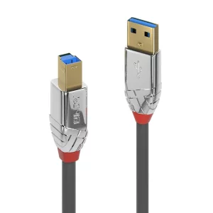 Cablu Lindy 3m USB 3.0 Type A to B Cromo