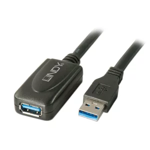 Cablu Lindy USB 3.0, 5m, Active Extensio