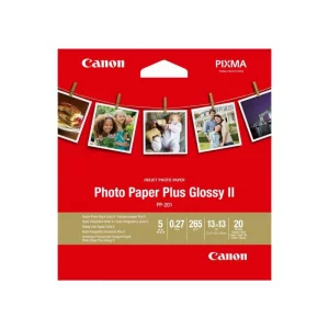 CANON PP-201 13X13CM GLOSSY PHOTO PAPER