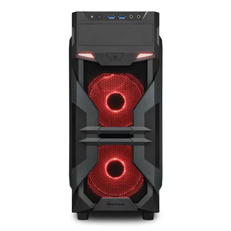 CARCASA SHARKOON VG7-W red ATX