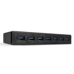 Charging Hub Lindy 7 Port USB 3.1, negru