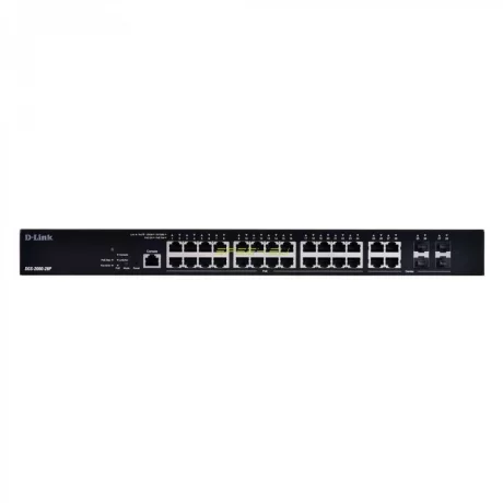 DLINK SW 24P-GB 4 COMBO GB SFP L3 POE