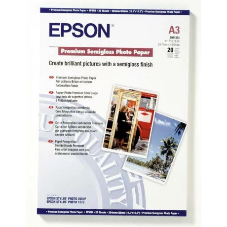 EPSON S041334 A3 SEMIGLOSSY PH PAPER