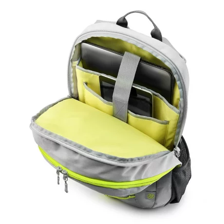 HP 15.6 Active Backpack (Grey/Neon Yello