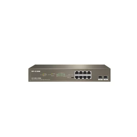 IP-COM 8-PORT + 2SFP GIGABIT SWITCH POE