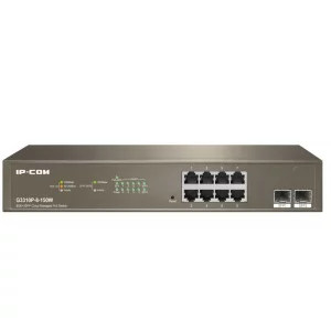 IP-COM 8GE+2SFP CLOUD POE MANAGED SWITCH