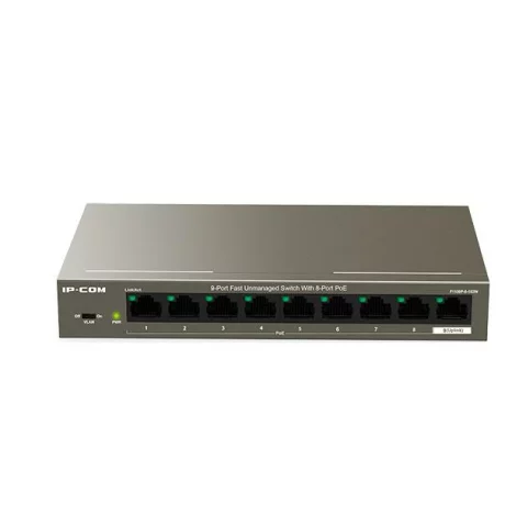 IP-COM 9P 10/100 UNMNG 8P POE SWITCH