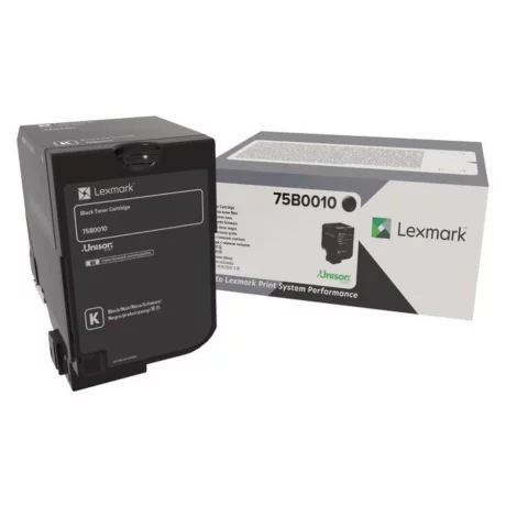 LEXMARK 75B0010 BLACK TONER