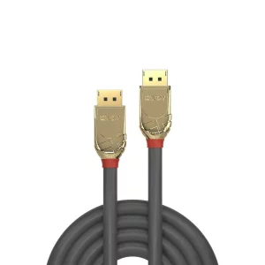 Lindy 2m DisplayPort Cable, Gold Line