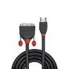 Cablu video Lindy 3m HDMI to DVI-D Cable Black Line LY-36273