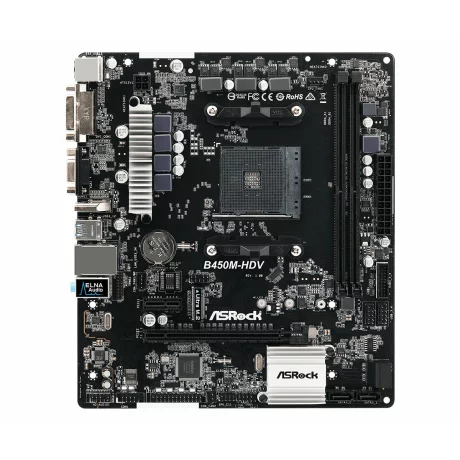 MB ASROCK AMD B450M-HDV