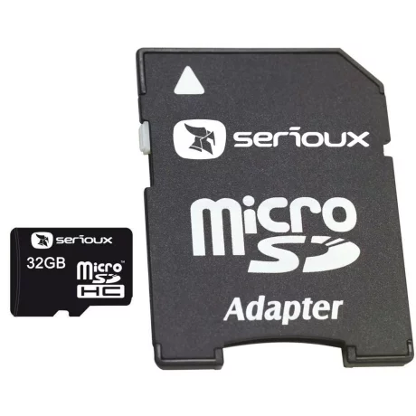 Card memorie cu adaptor microSDHC 32GB SERIOUX SFTF32AC10