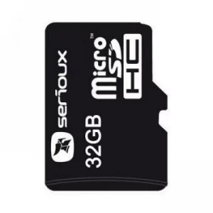 Card memorie cu adaptor microSDHC 32GB SERIOUX SFTF32AC10