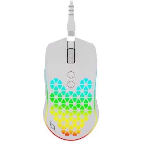 Mouse AQIRYS Polaris, wireless, alb