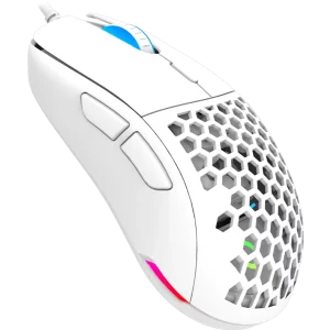Mouse AQIRYS TGA, cu fir, alb