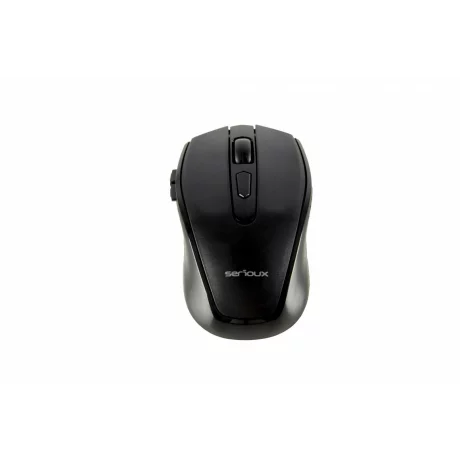 MOUSE SERIOUX PASTEL600 WR BLACK USB SRXM-PST600W-BK