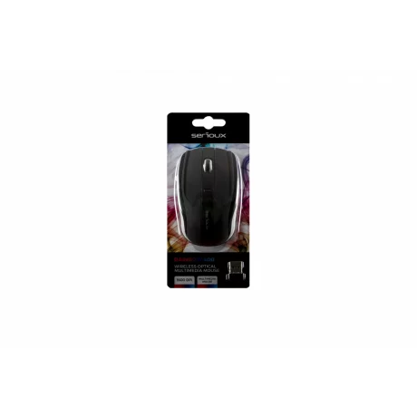 MOUSE SERIOUX RAINBOW400 WR BLACK USB SRXM-RBM400W-BK