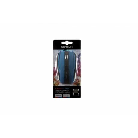 MOUSE SERIOUX RAINBOW400 WR BLUE USB SRXM-RBM400W-BL