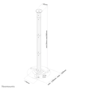 NM Projector Ceiling Mount 13-106cm