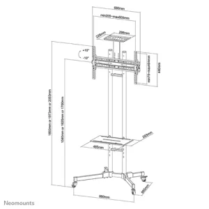 NM Screen TV Floor Stand Mobile 32&quot;-70&quot;