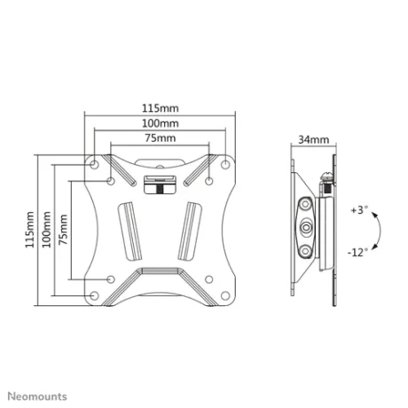 NM Select TV Wall Mount Tilt 10&quot;-30&quot;