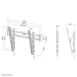 NM Select TV Wall Mount Tilt 37&quot;-65&quot;