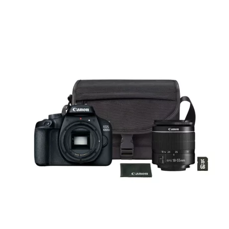 PHOTO CAMERA CANON KIT 4000D+18-55+BAG