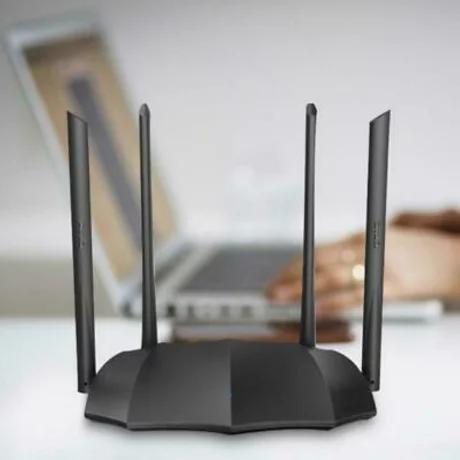 Router Wireless Tenda AC8, AC1200, Dual Band, Gigabit, 4 Antene, Beamforming+, MU-MIMO